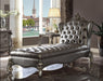 Versailles Silver PU & Antique Platinum Chaise image