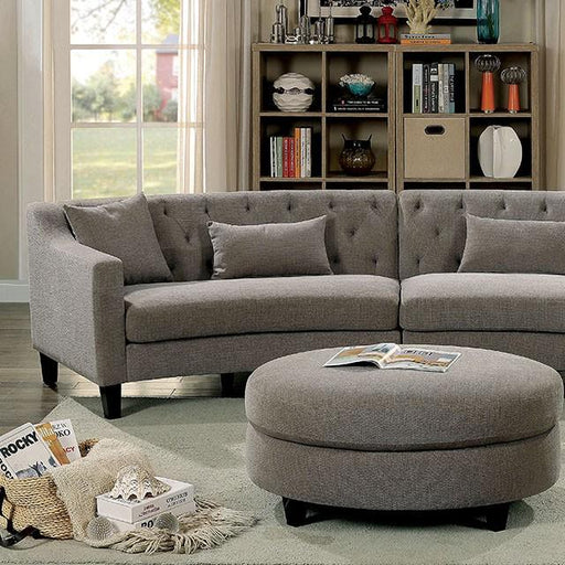 SARIN Warm Gray Sectional image