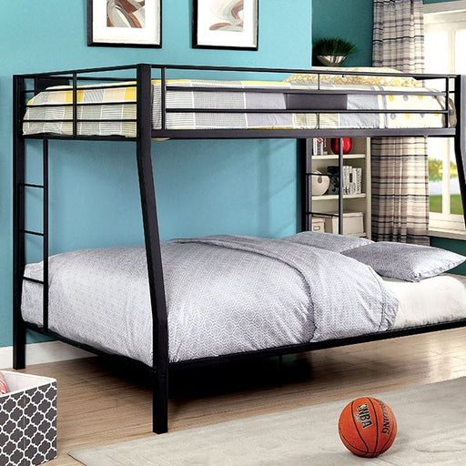 CLAREN Black Full/Queen Bunk Bed image